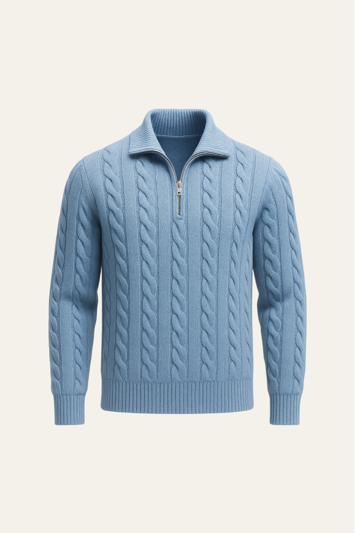Medici Cable Knit Light Blue