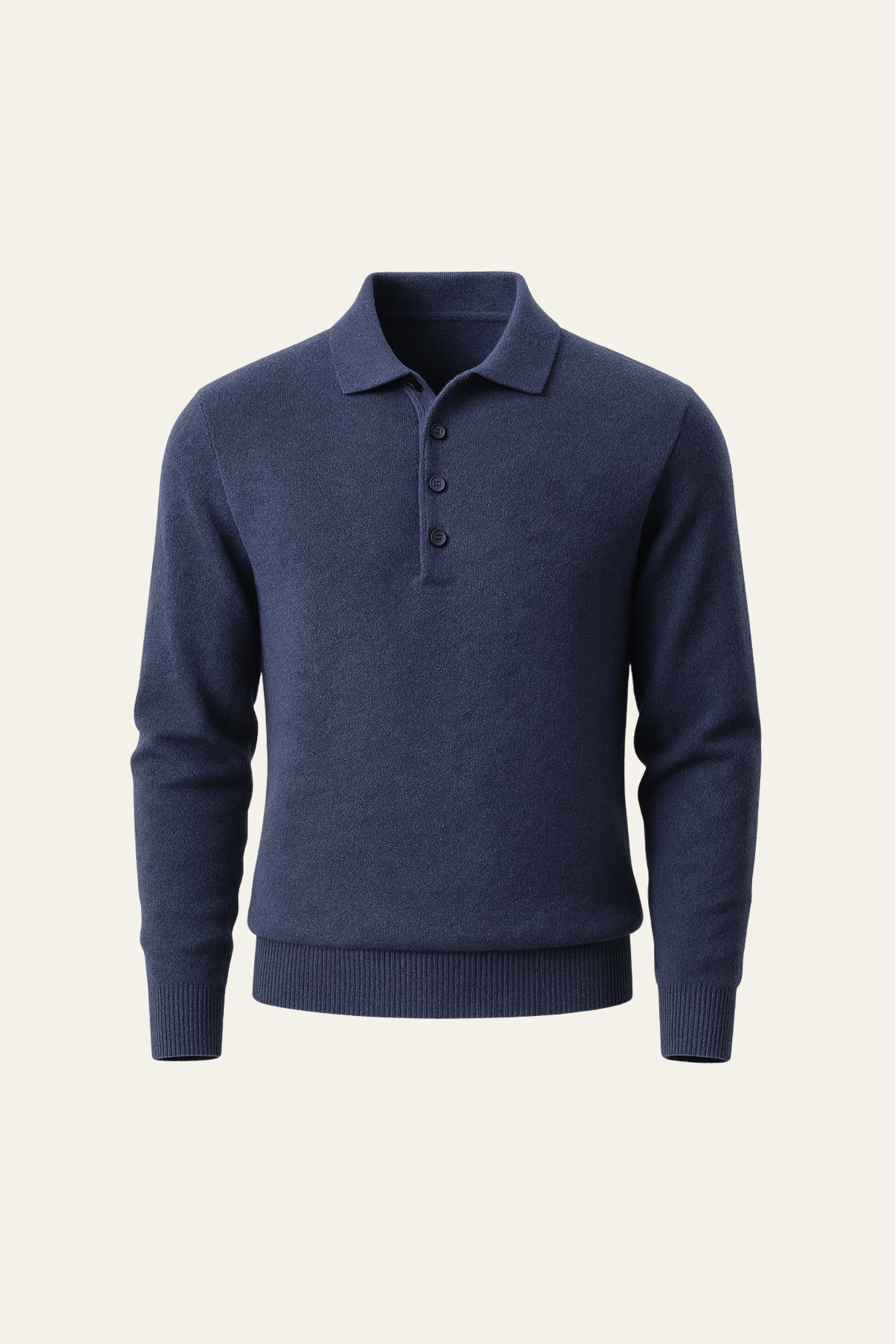 Alessandro Merino Polo Sweater Blue