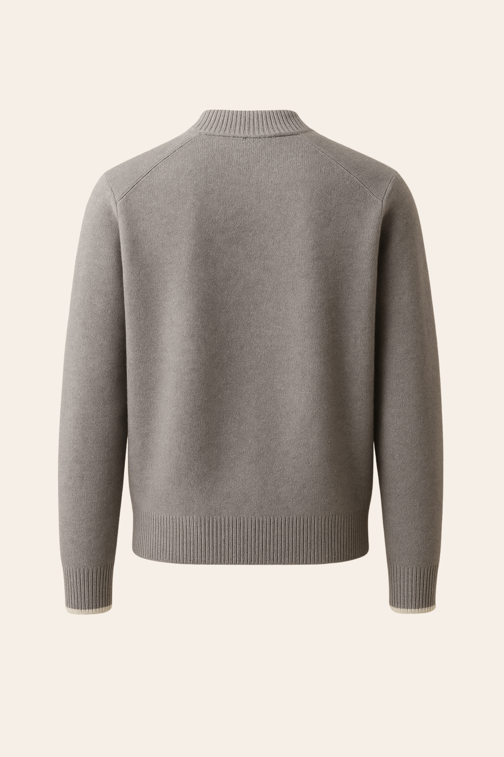 Terenzo Zip Cardigan Grey