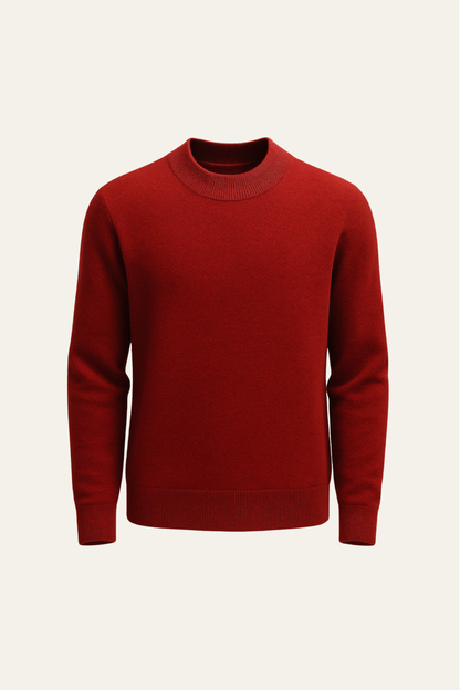 Marenzo Cashmere Crewneck Burgundy