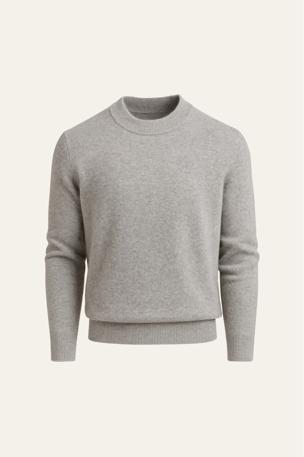 Marenzo Cashmere Crewneck Grey
