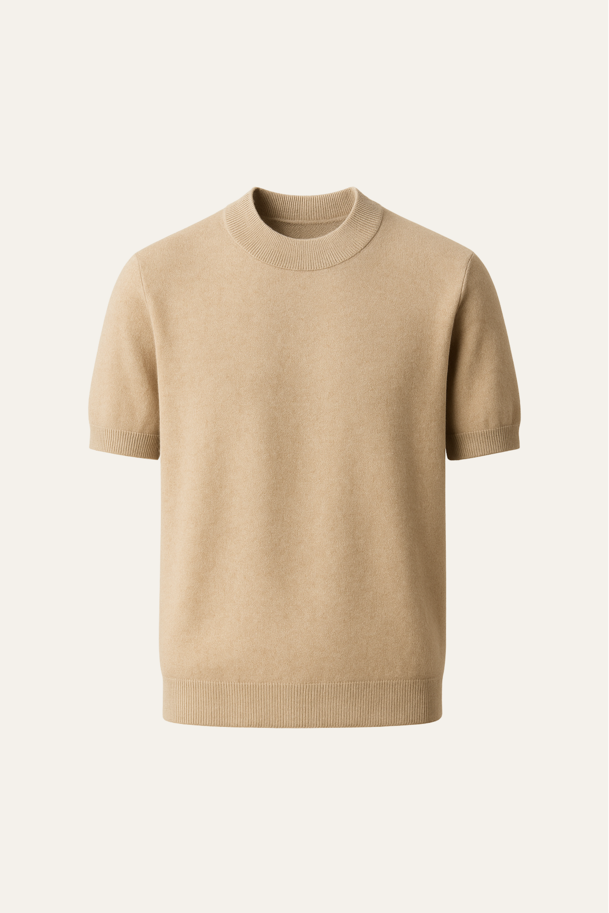 Lucerio Cashmere T-Shirt Beige