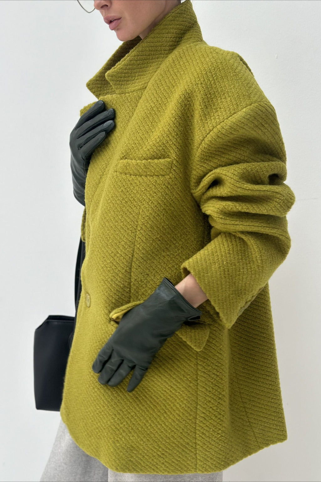 Loose Wool Blazer Warm Versatile Coat