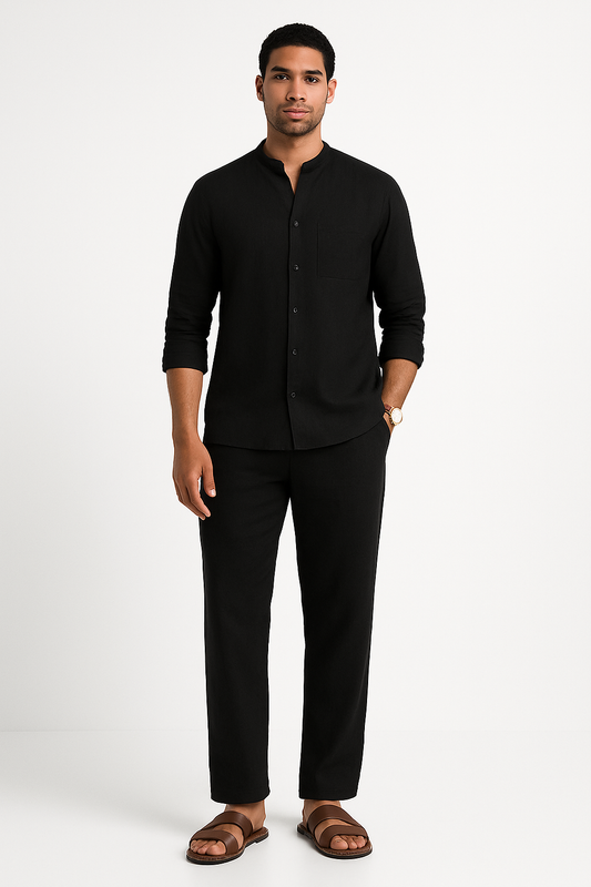 Buy 1, Get 2 – The Saelir Linen Edition® (Shirt + Pants Set)