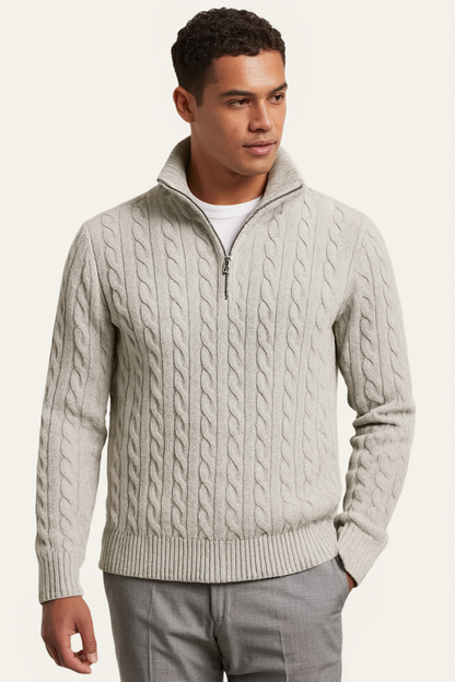 Medici Cable Knit Grey